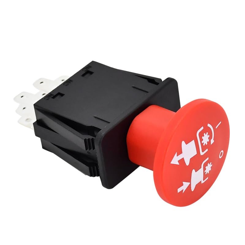 Chuuparts 10 AMP Upgrade Blade Clutch PTO Switch Compatible with Scag 483957 481687 Compatible with Ferris Snapper Simplicity 5022180 Murray 6201316MA 94927 430-798 532174651 Electric PTO Clutch - Image 4